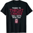 thumbnail image 1 of Womens Fighting Throat Cancer | Can of Whoop Ass | Fighter Survivor T-Shirt Black, 1 of 3