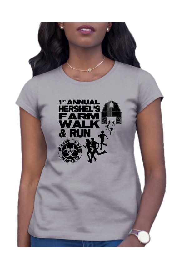 Womens First Annual Hershel's Farm Walk & Run For The Cure T-Shirt