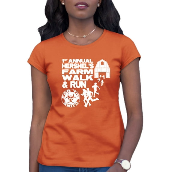 Womens First Annual Hershel's Farm Walk & Run For The Cure T-Shirt