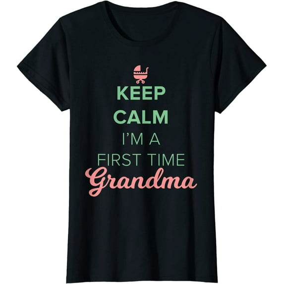 Womens First Time Grandma T-Shirt