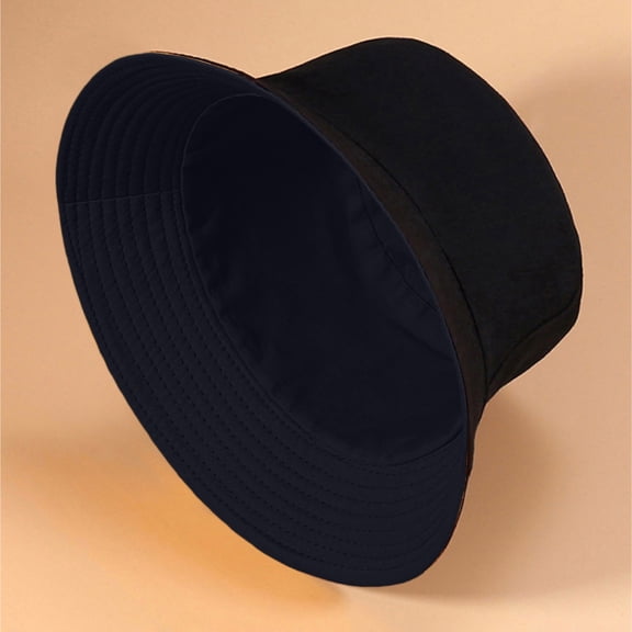 Womens Fisherman Hat Candy Colored Washbasin Hat Outdoor Art Casual Sunshade Hat Bucket Hat Reversible Double-Side-Wear