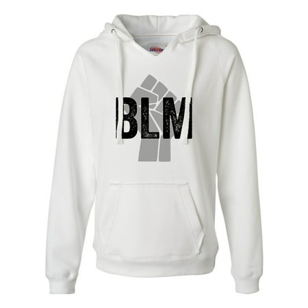 Womens Fist BLM Black Lives Matter Deluxe Soft Hoodie