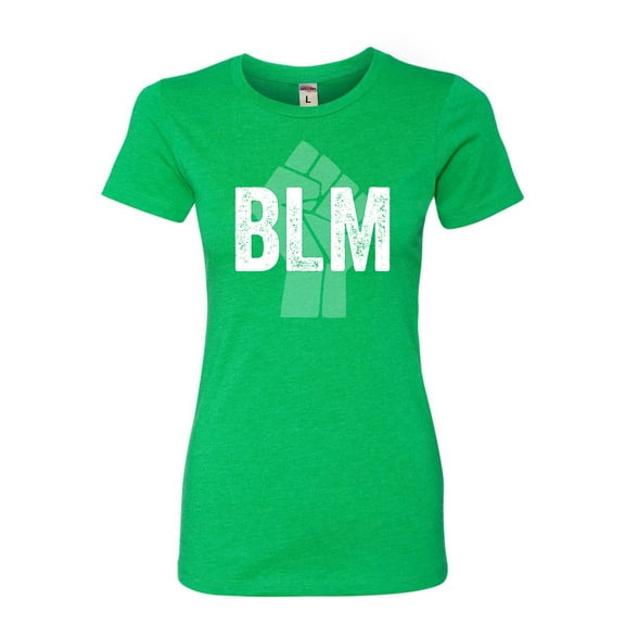 Womens Fist BLM Black Lives Matter Deluxe Soft T-Shirt
