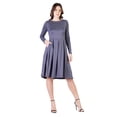thumbnail image 1 of Womens Fit and Flare Midi Dress, 1 of 11