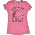 thumbnail image 1 of Womens Fitness Taco Funny Gym T Shirt Cool Humor Graphic Muscle Tee for Ladies Womens Graphic Tees, 1 of 7