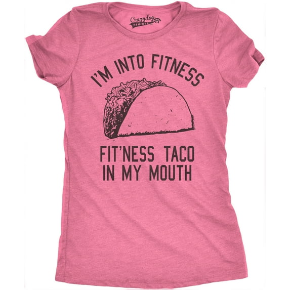 Womens Fitness Taco Funny Gym T Shirt Cool Humor Graphic Muscle Tee for Ladies Womens Graphic Tees