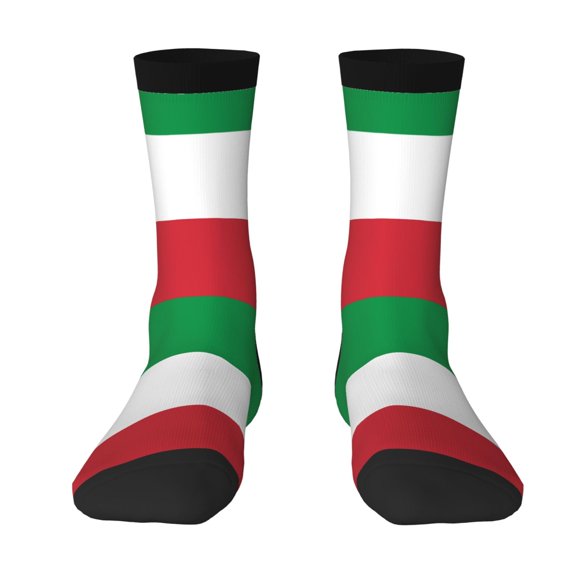 Womens Flag Of Italy Dress Crew Socks Colorful Novelty Socks