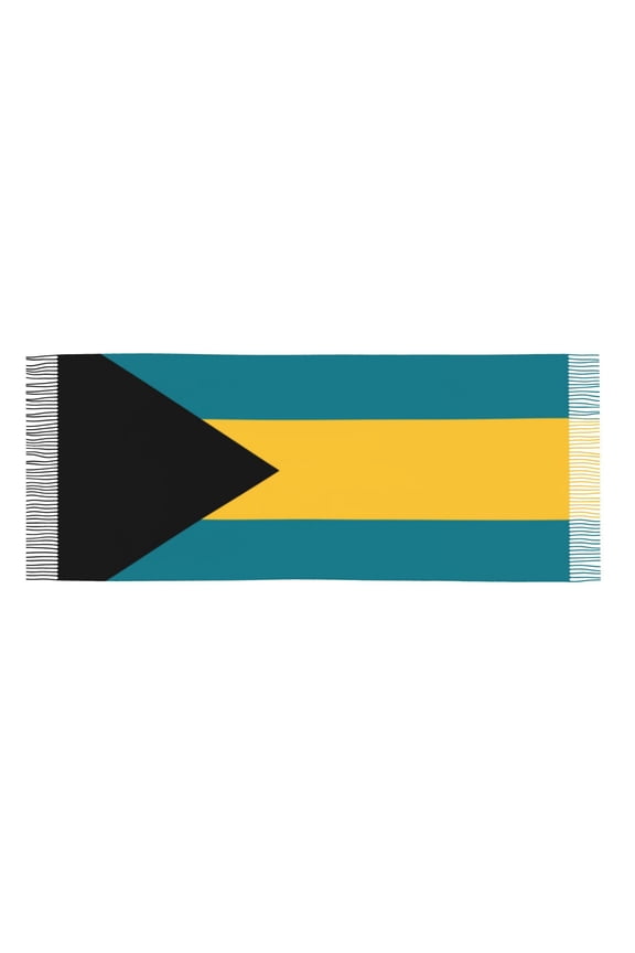 Womens Flag Of The Bahamas Scarf Shawl Wraps Soft Warm Shawls