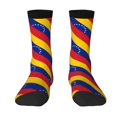 thumbnail image 1 of Womens Flag Of Venezuela Dress Crew Socks Colorful Novelty Socks, 1 of 7