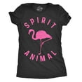 thumbnail image 1 of Womens Flamingo Spirit Animal T shirt Cool Funny Gift Cute Vintage Graphic Tee Womens Graphic Tees, 1 of 7