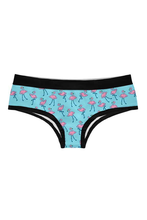 Womens Flamingo Spirit Animals Panties Funny Saying Pink Bikini Brief Graphic Underwear