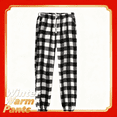 thumbnail image 1 of Womens' Flannel Fuzzy Pajama Pants Plaid Thermal Drawstring Elastic Waist Sleepwear Thick Warm Comfy Long Trousers with Pockets Autumn Winter Cozy Clothing Loungewear & Homewear, 1 of 4
