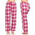 thumbnail image 1 of Womens Flannel Pajama Pants, Long Novelty Cotton Pj Bottoms, 1 of 6