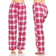 thumbnail image 1 of Womens Flannel Pajama Pants, Long Novelty Cotton Pj Bottoms, 1 of 5