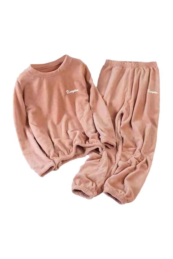 Womens Flannel Pajamas Sets Pajama Cozy Pjs for Women Set Long Sleeve Pajama 2 Piece Fuzzy Pj Pants Warm Women'S Winter Pajamas Womens Lounge Set