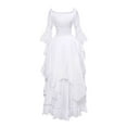 thumbnail image 1 of Womens Flared Sleeve Dress Gothic Performance Outfit for Events, 1 of 3