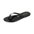 thumbnail image 1 of Womens Flat Leather Flip Flops Comfortable Non-slip Lightweight Summer Slide Sandals Beaches Swimming Pools Shoe Land,43, 1 of 9