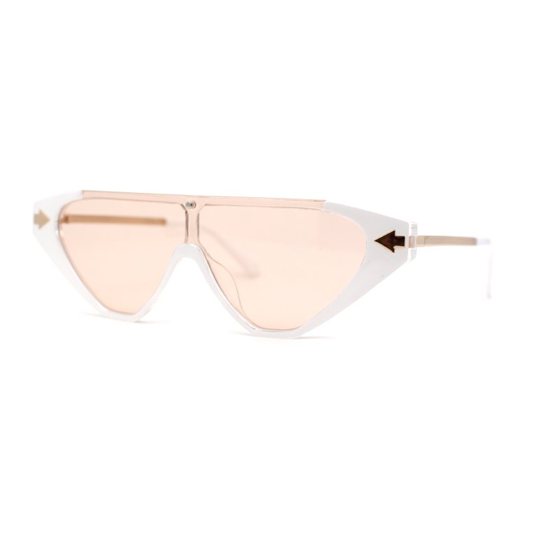 Womens Flat Top Shield Cat Eye Rectangle Squared Cat Eye  display picture 1