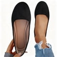 thumbnail image 1 of Womens Flats Comfortable Dressy Round Toe Dress Shoes for Women Casual Formal Ballet Flats for Women Women's Solid Color Loafers Flat Shoes, 1 of 9