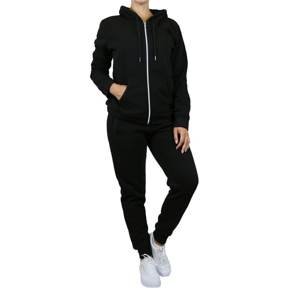 Womens Fleece Hoodie & Jogger Set