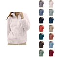 thumbnail image 1 of Womens Fleece Jacket 2026 Fashion Soft Thermal Long Sleeve Stand Collar Full Zip Up Winter Coat Outerwear, 1 of 4