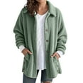 thumbnail image 1 of Womens Jacket Button Down Long Sleeve Comfortable Warm Jackets Fall Clothes Women Coat, 1 of 5