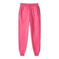thumbnail image 1 of Womens Fleece Jogger Sweatpants Baggy High Waist Drawstring Lounge Athletic Pants Casual Comfy Warm Pant with Pockets, 1 of 8