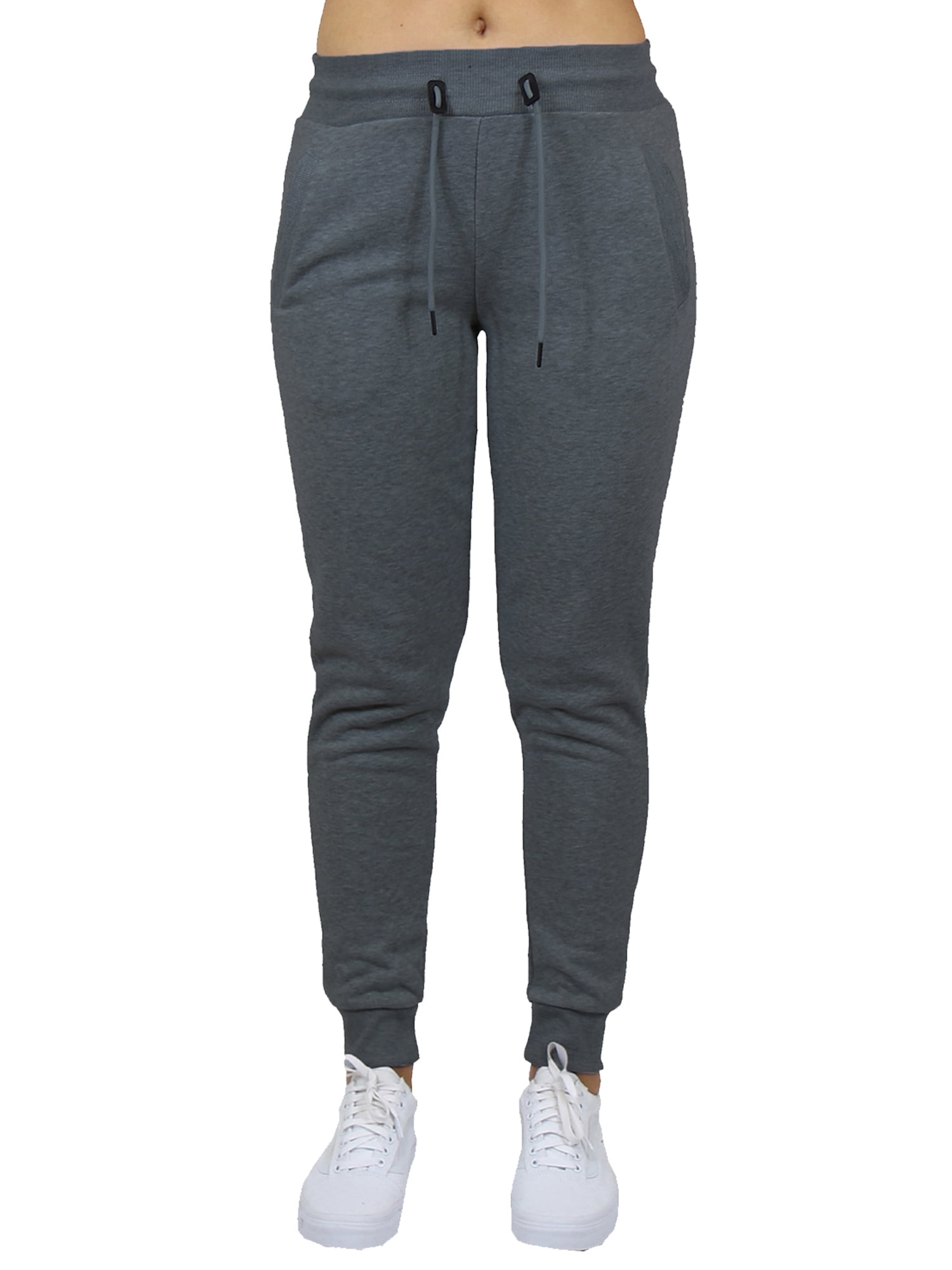 Womens Fleece Jogger Sweatpants - SLIM FIT - Walmart.com