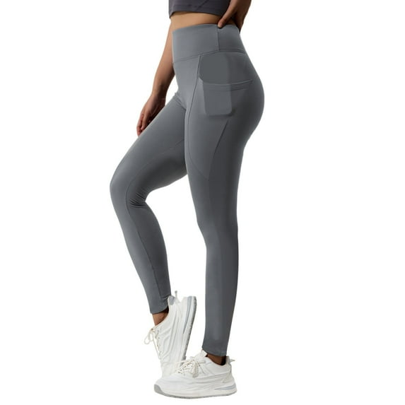 Womens Lined Leggings Lined Leggings Women Thick Soft High Waisted Control Thermal Warm Velvet Pants For Cold Winter Thermal Leggings Grey XL