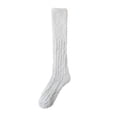 thumbnail image 1 of Womens Fleece Lined Slipper Socks Super Soft House Socks Warm Knit Boot Socks Comfort Relaxed Fit Socks For Lounge Wear, 1 of 4
