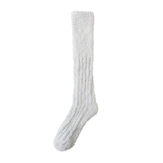Womens Fleece Lined Slipper Socks Super Soft House Socks Warm Knit Boot Socks Comfort Relaxed Fit Socks For Lounge Wear