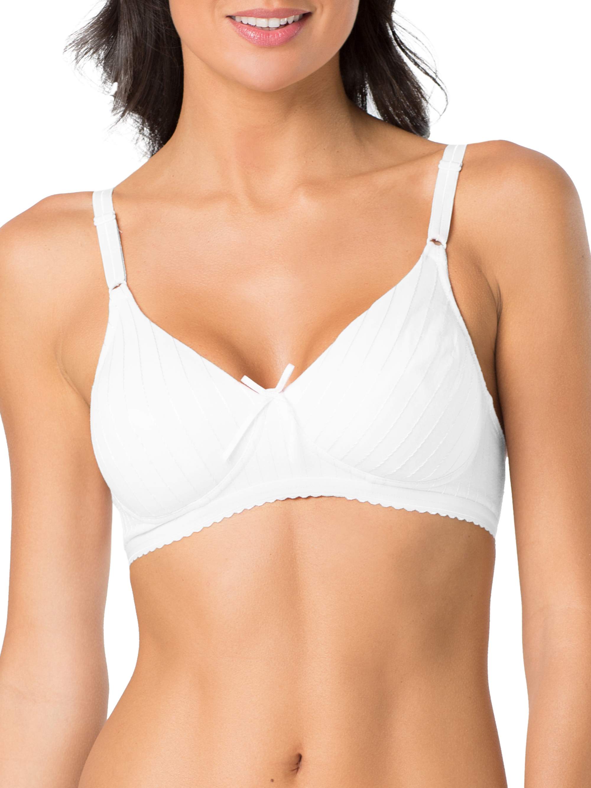 Womens Fleece Lined Wire-free Softcup Bra, Style 96248 - image 1 of 2