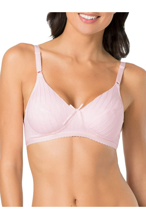 Womens Fleece Lined Wire-free Softcup Bra, Style 96248