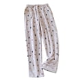 thumbnail image 1 of Womens Fleece Lined Wool Flannel Pajama Pants M, 1 of 9