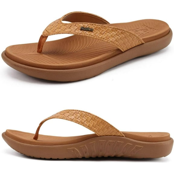 Womens Flip Flops Ladies Yoga Mat Comfortable Walking Thong Sandals With Plantar Fasciitis Arch Support Slip On Indoor Outdoor For Summer