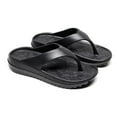thumbnail image 1 of Womens Flip Flops Textured Leaf Eva Foam Flip Flops Open Toe Thick Platformed Flip Flops Summer Beach Vacation Travel Poolside Spa Footwear, 1 of 3