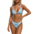 thumbnail image 1 of Womens Floral Bikini Sets High Waisteded Bikini Sets Two Piece Swimsuit for Women Trendy Swim Suits for Women 2026 Beach Pool Party, 1 of 7