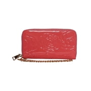 Womens Floral Clutch Wallet - Pink