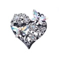 thumbnail image 1 of Womens Floral y Tone Crystal Rhinestone Insect Butterfly Love Flower Heart Brooch Pin, 1 of 5