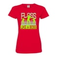 thumbnail image 1 of Womens Floss Like A Boss Deluxe Soft T-Shirt, 1 of 1