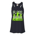 thumbnail image 1 of Womens Floss Like A Boss Flowy Racerback Tank Top T-Shirt, 1 of 1