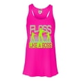 thumbnail image 1 of Womens Floss Like A Boss Flowy Racerback Tank Top T-Shirt, 1 of 1
