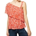 thumbnail image 1 of Womens Flounce One Shoulder Blouse tigerlily M, 1 of 2