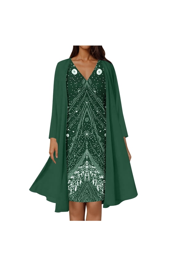 Womens Flowy Chiffon Floral Maxi Dresses with Jacket 2 Piece Matching Set Summer Cocktail Wedding Guest Dresses
