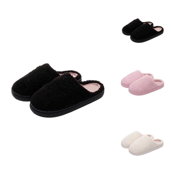 Womens Fluffy Slippers Fuzzy Warm Indoor Soft Slides Cozy Women’s Slippers Winter Indoor Footwear For Couples Soft Home Slippers For Daily Leisure Comfortable On Design For Autumn And Winter