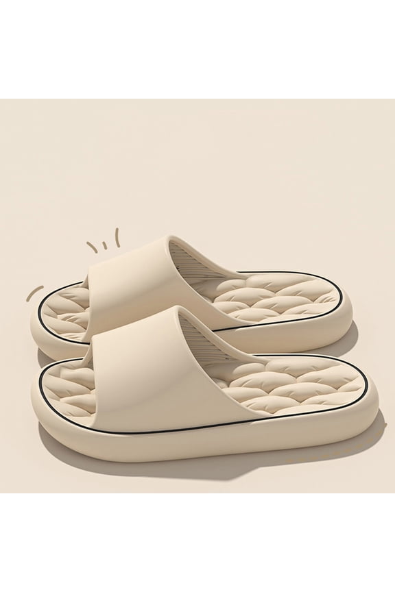 Womens Foam Slides Cloud Comfort Ultra Soft House Slippers Indoor Outdoor Waterproof Lightweight Slides with Arch Support Khaki,Size 36