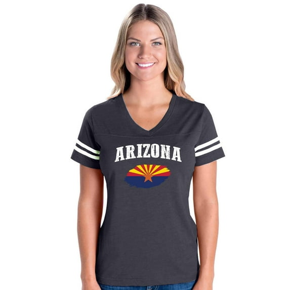 Womens Football Fine Jersey T-shirts - Arizona