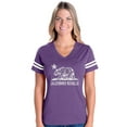 thumbnail image 1 of Womens Football Fine Jersey T-shirts - California Cali, 1 of 5