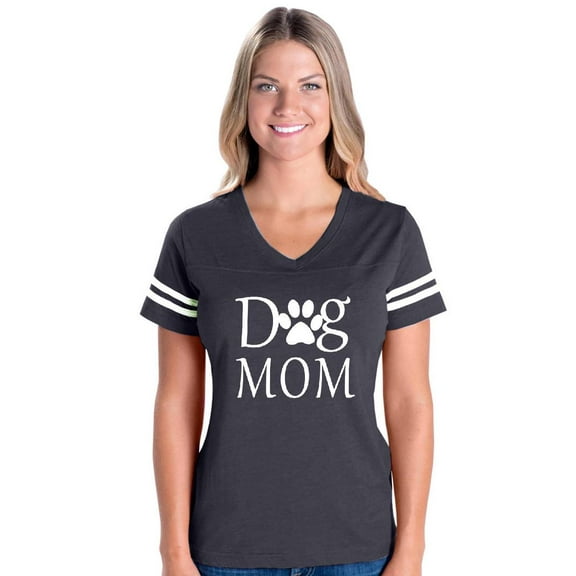 IWPF - Womens Football Fine Jersey T-shirts - Dog Mom