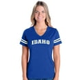 thumbnail image 1 of Womens Football Fine Jersey T-shirts - Idaho, 1 of 5